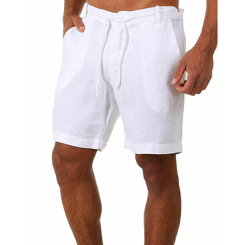 mens drawstring shorts