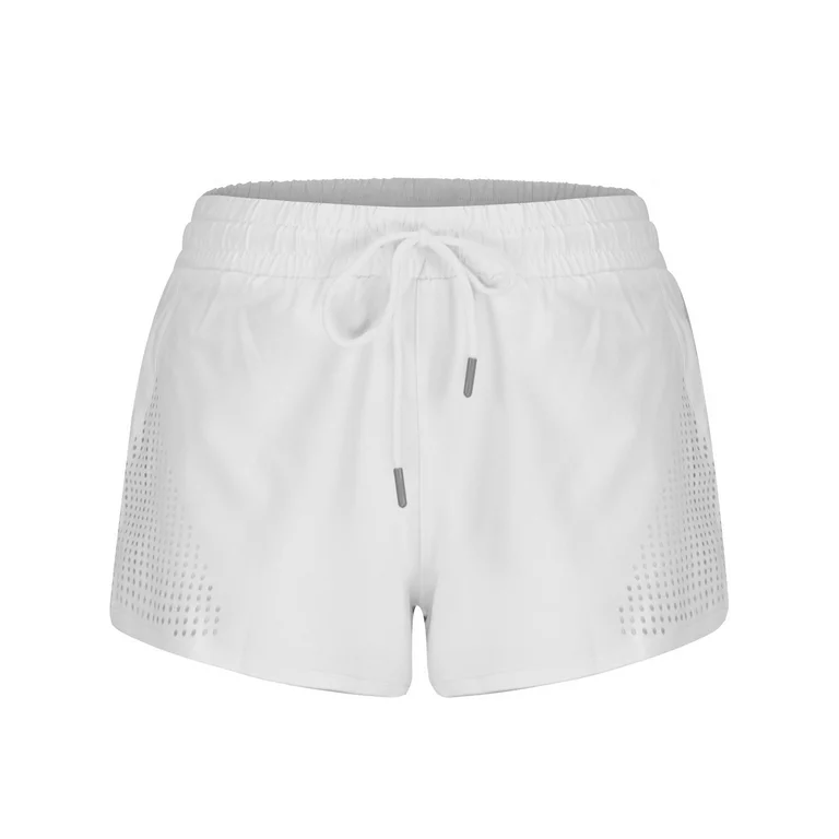 white athletic shorts