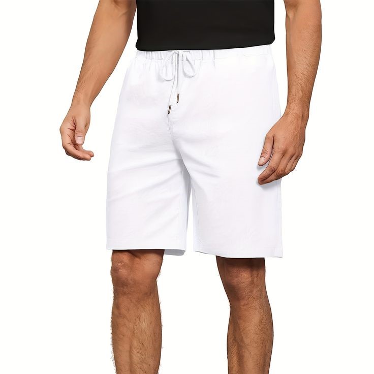 men's white shorts