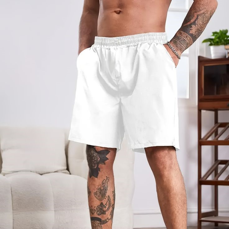 boy's white shorts