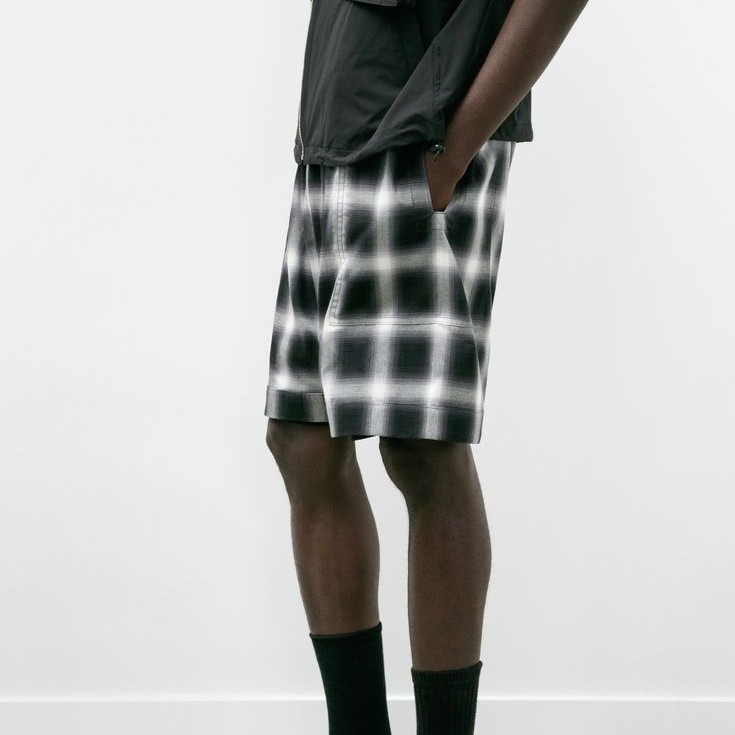 flannel shorts for men