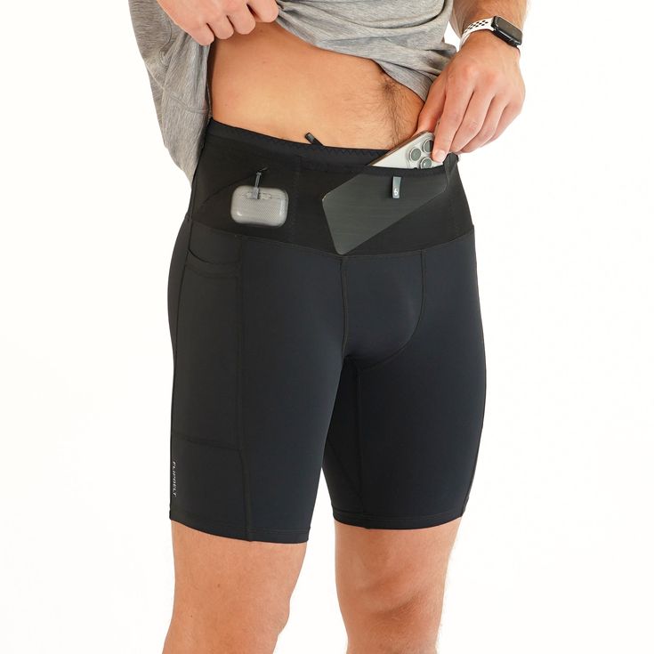 compression running shorts